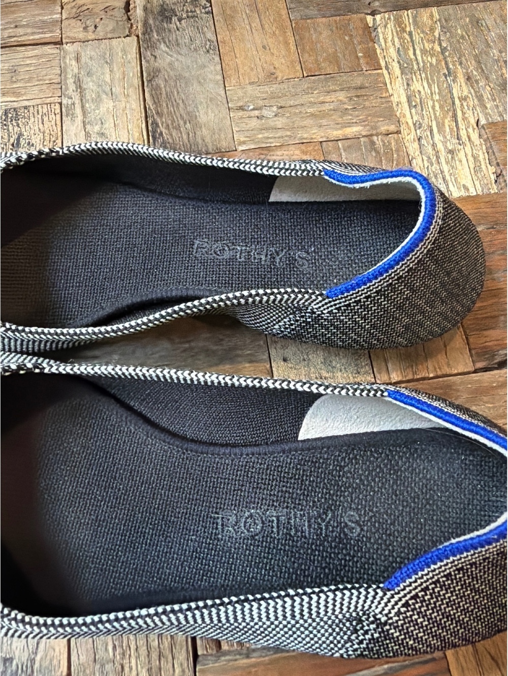 Rothy’s The Point Gray Mist CapToe Ballet Flats Size 9 - Picture 4 of 9